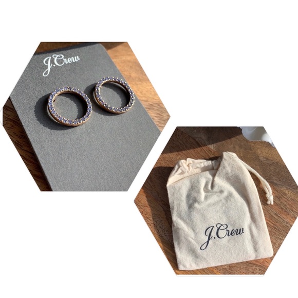 J. Crew Jewelry - 🏷NWT J.Crew pavé Circe earrings